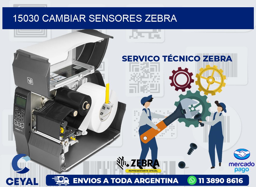 15030 CAMBIAR SENSORES ZEBRA