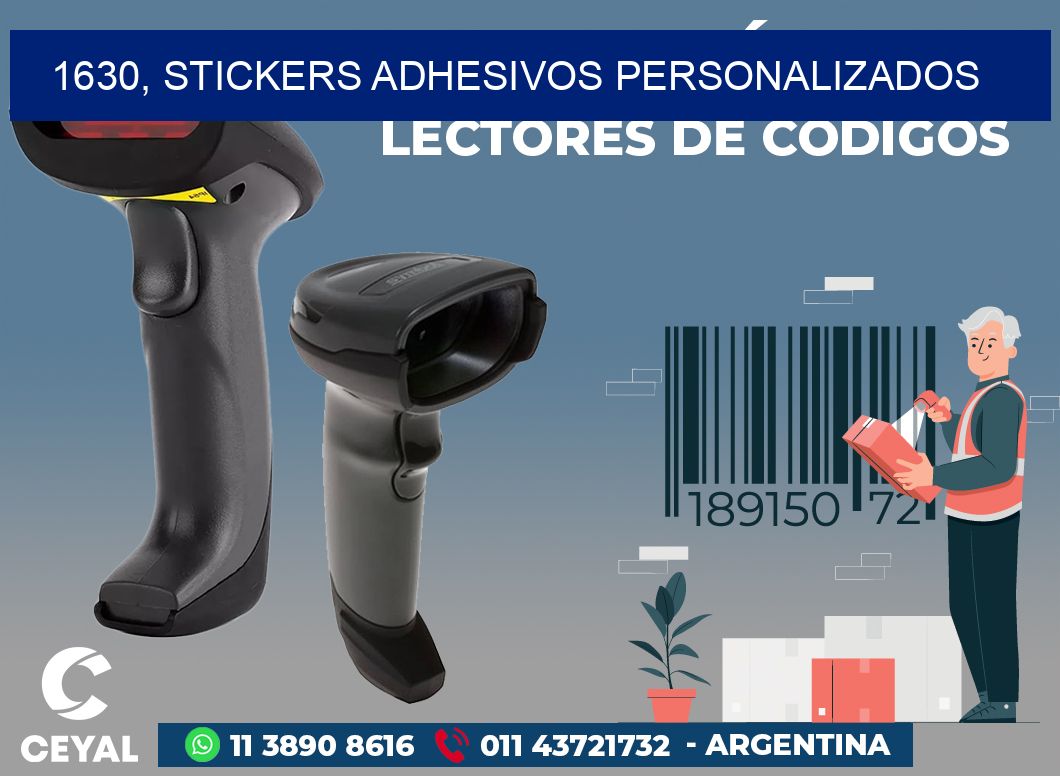 1630, stickers adhesivos personalizados