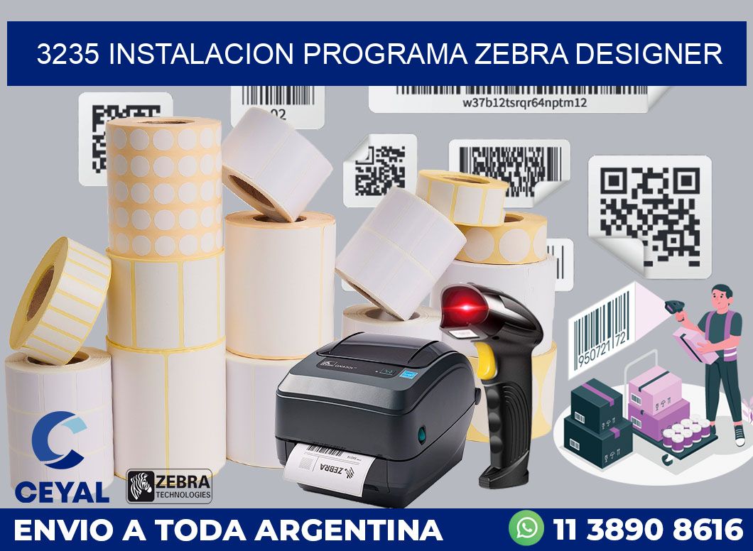 3235 INSTALACION PROGRAMA ZEBRA DESIGNER