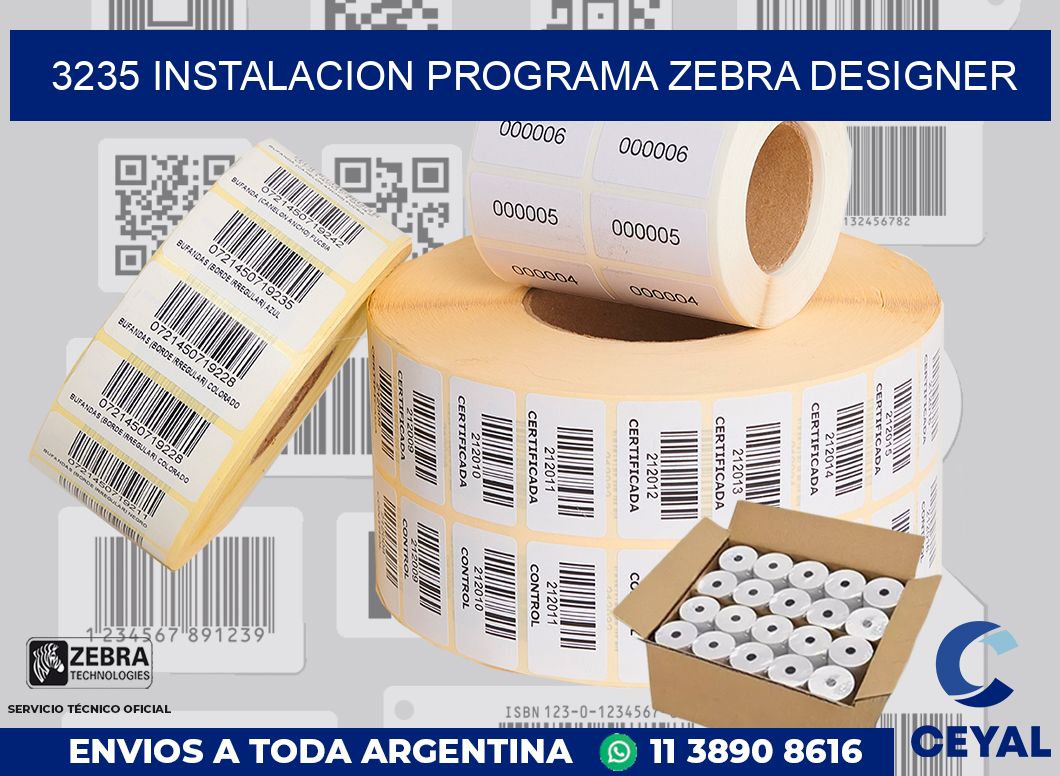 3235 INSTALACION PROGRAMA ZEBRA DESIGNER