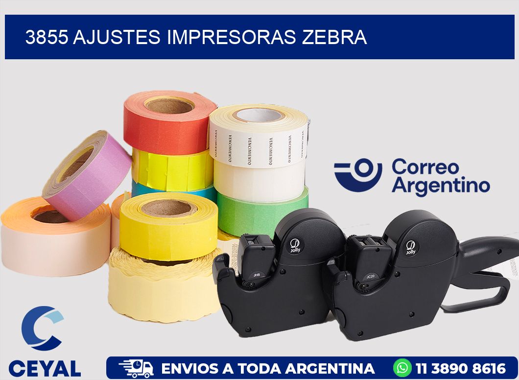 3855 AJUSTES IMPRESORAS ZEBRA