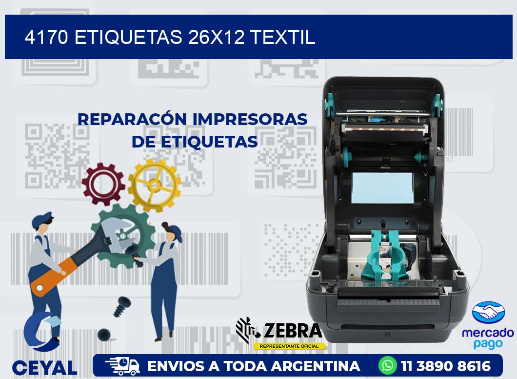 4170 ETIQUETAS 26X12 TEXTIL
