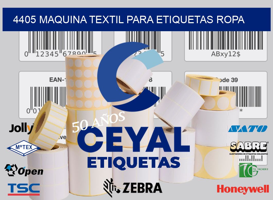 4405 MAQUINA TEXTIL PARA ETIQUETAS ROPA