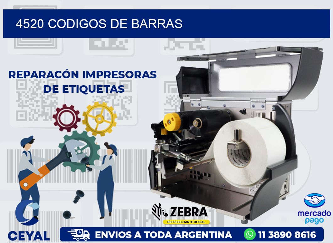 4520 CODIGOS DE BARRAS