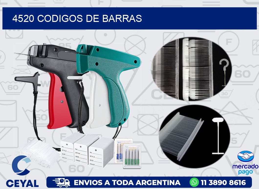 4520 CODIGOS DE BARRAS