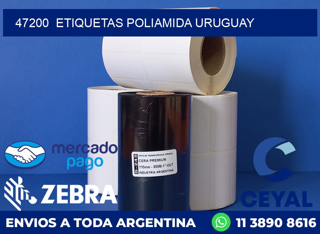 47200 ETIQUETAS POLIAMIDA URUGUAY