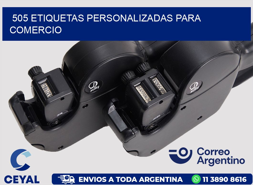 505 ETIQUETAS PERSONALIZADAS PARA COMERCIO