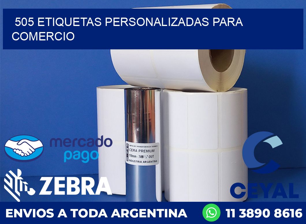 505 ETIQUETAS PERSONALIZADAS PARA COMERCIO