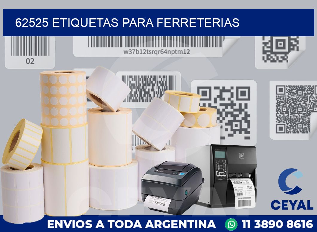 62525 ETIQUETAS PARA FERRETERIAS