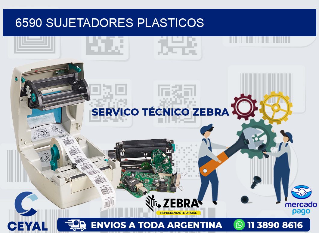 6590 SUJETADORES PLASTICOS