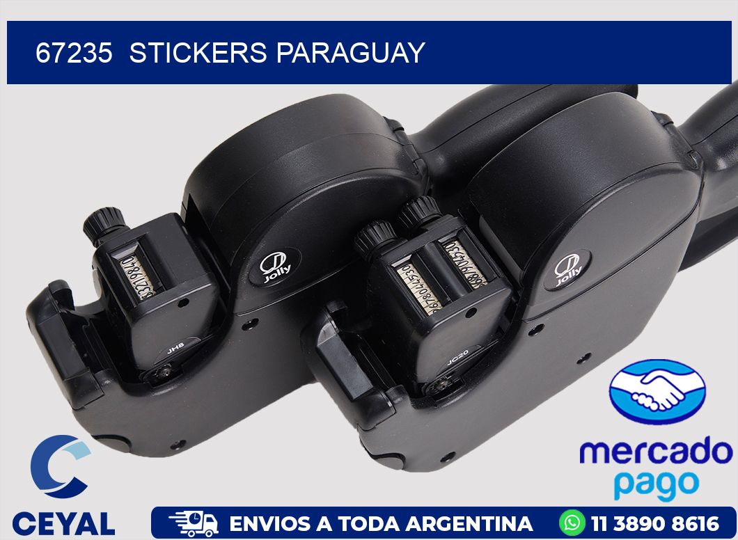67235 STICKERS PARAGUAY