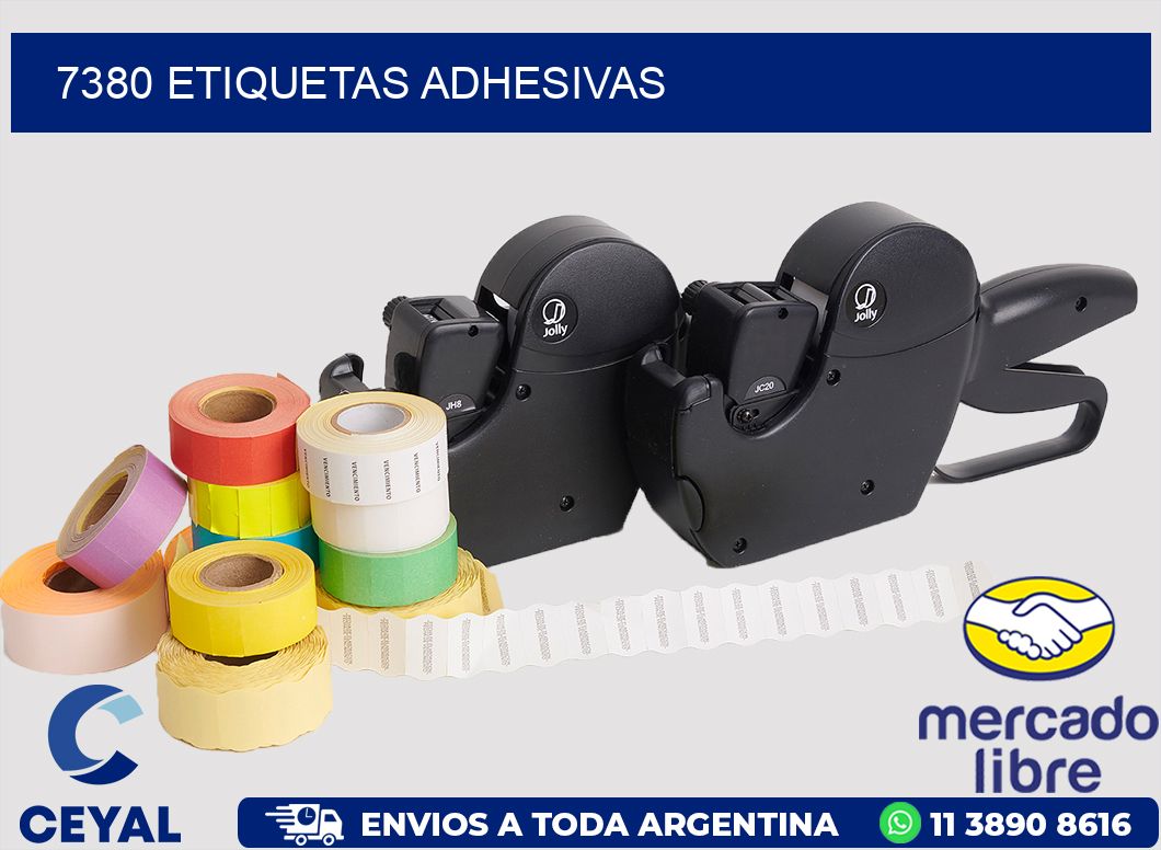 7380 ETIQUETAS ADHESIVAS