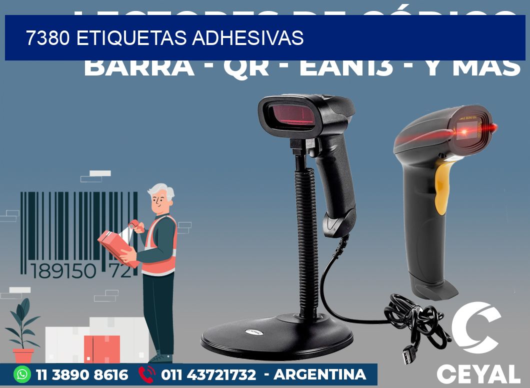 7380 ETIQUETAS ADHESIVAS