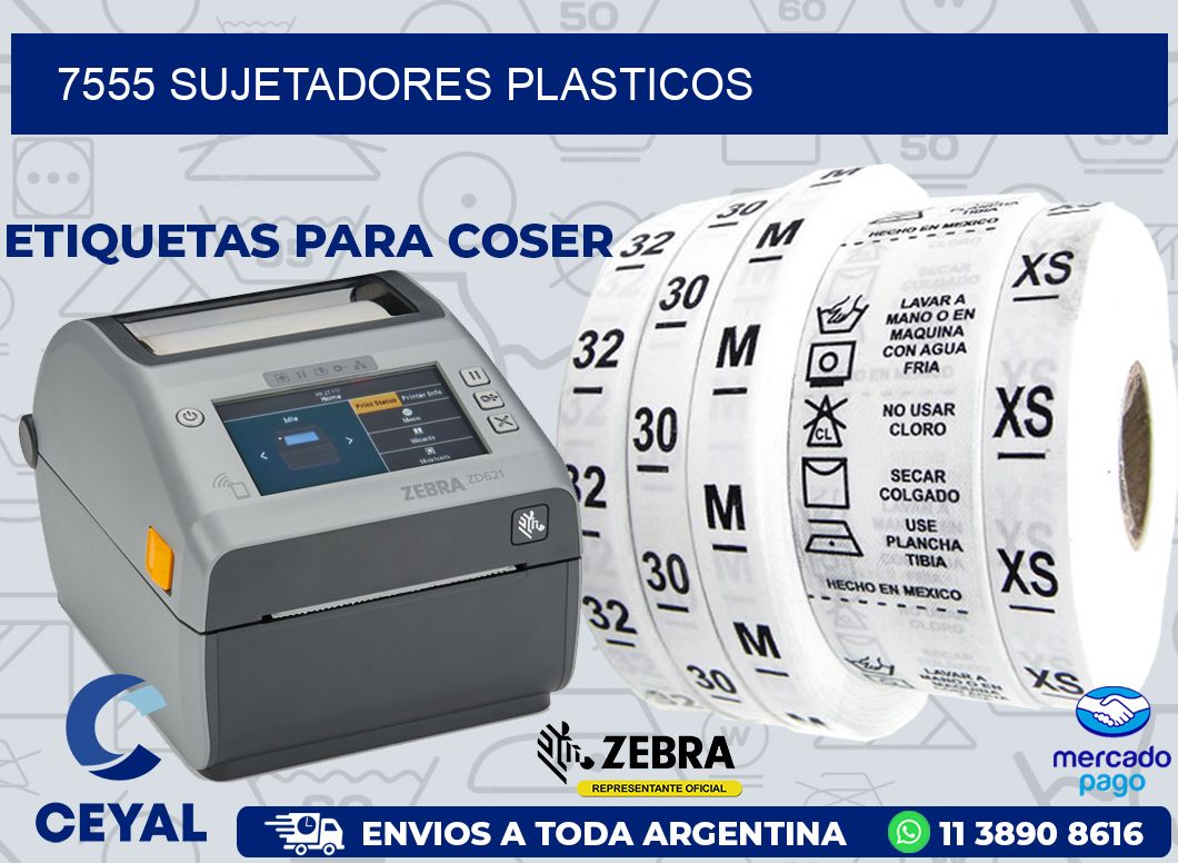 7555 SUJETADORES PLASTICOS