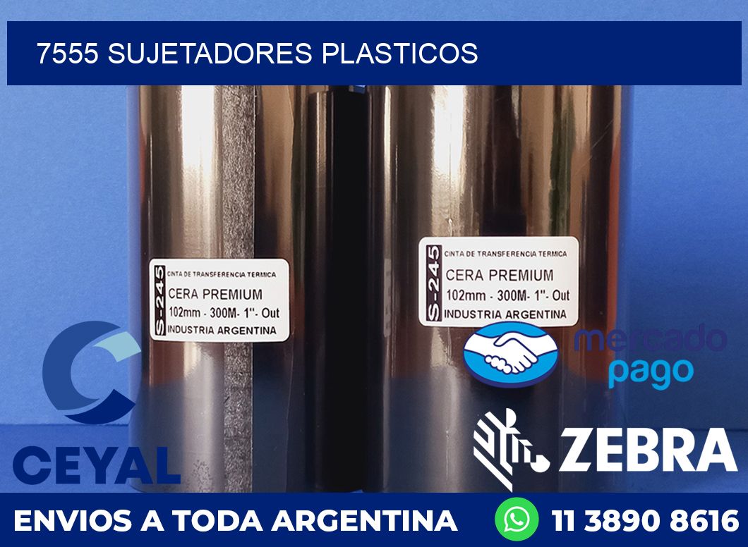 7555 SUJETADORES PLASTICOS