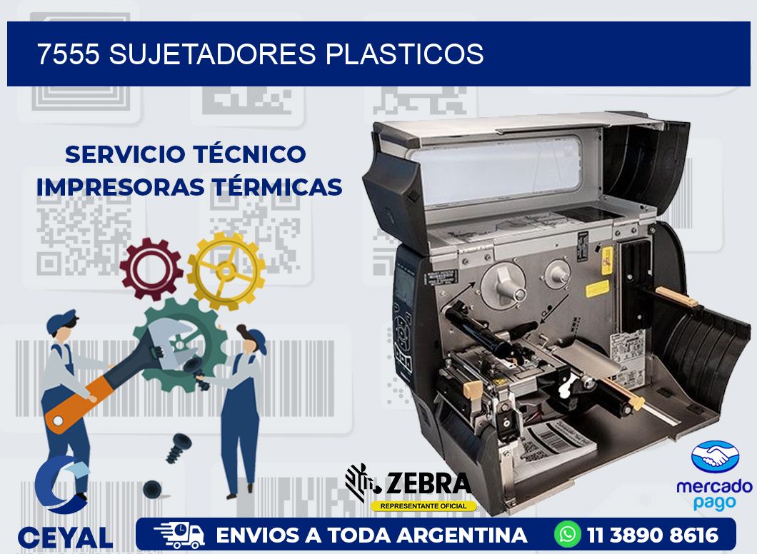 7555 SUJETADORES PLASTICOS