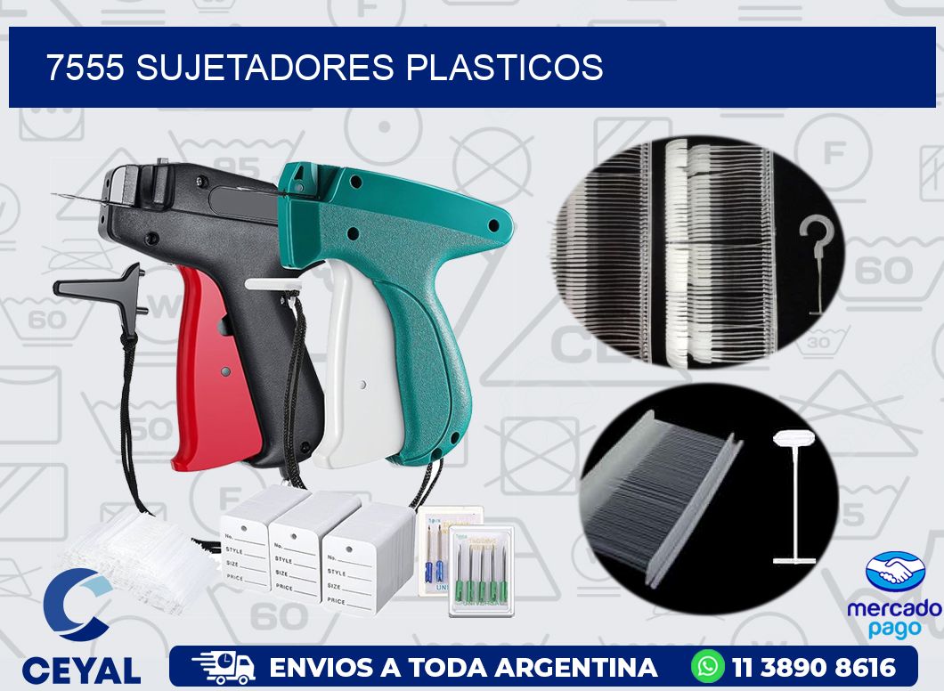 7555 SUJETADORES PLASTICOS