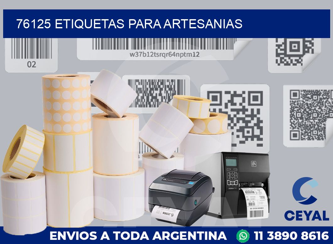 76125 ETIQUETAS PARA ARTESANIAS