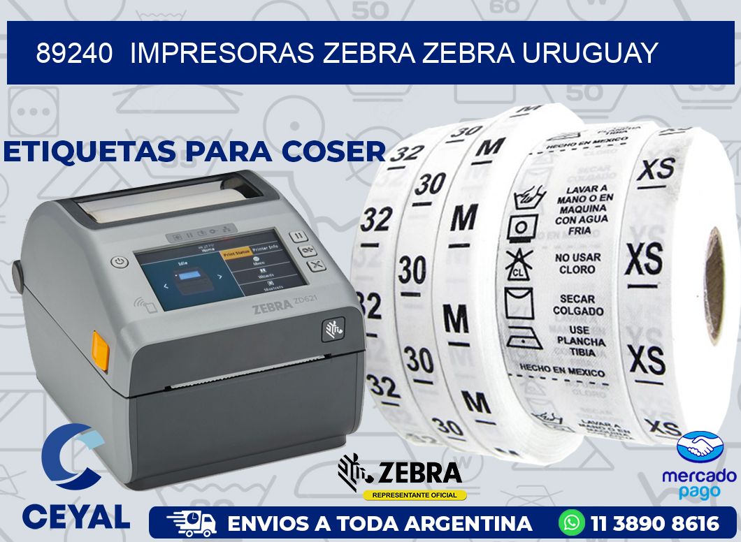 89240 IMPRESORAS ZEBRA ZEBRA URUGUAY