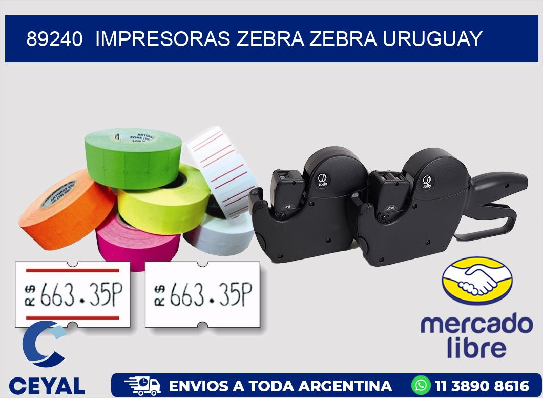 89240 IMPRESORAS ZEBRA ZEBRA URUGUAY