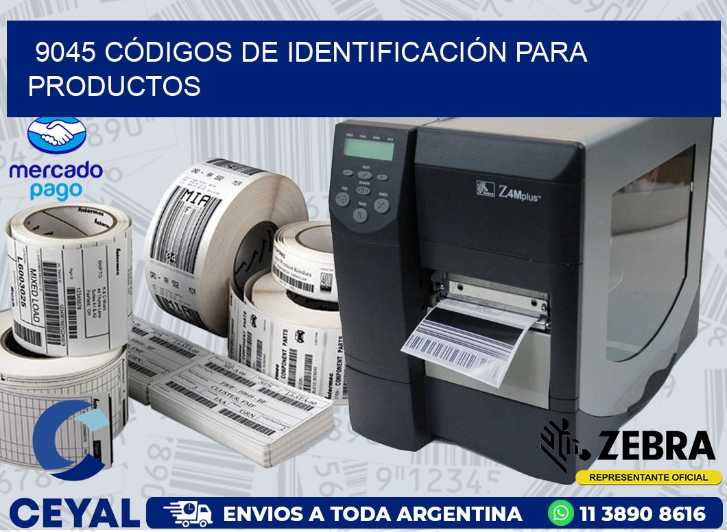 9045 CÓDIGOS DE IDENTIFICACIÓN PARA PRODUCTOS