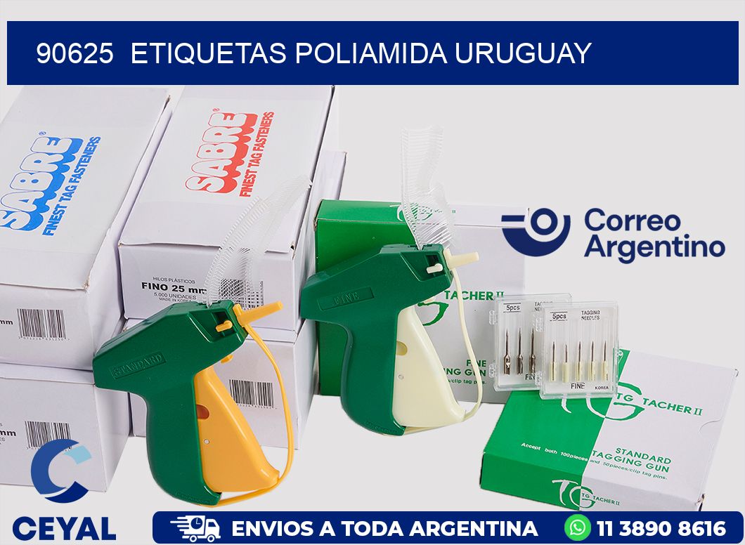 90625 ETIQUETAS POLIAMIDA URUGUAY