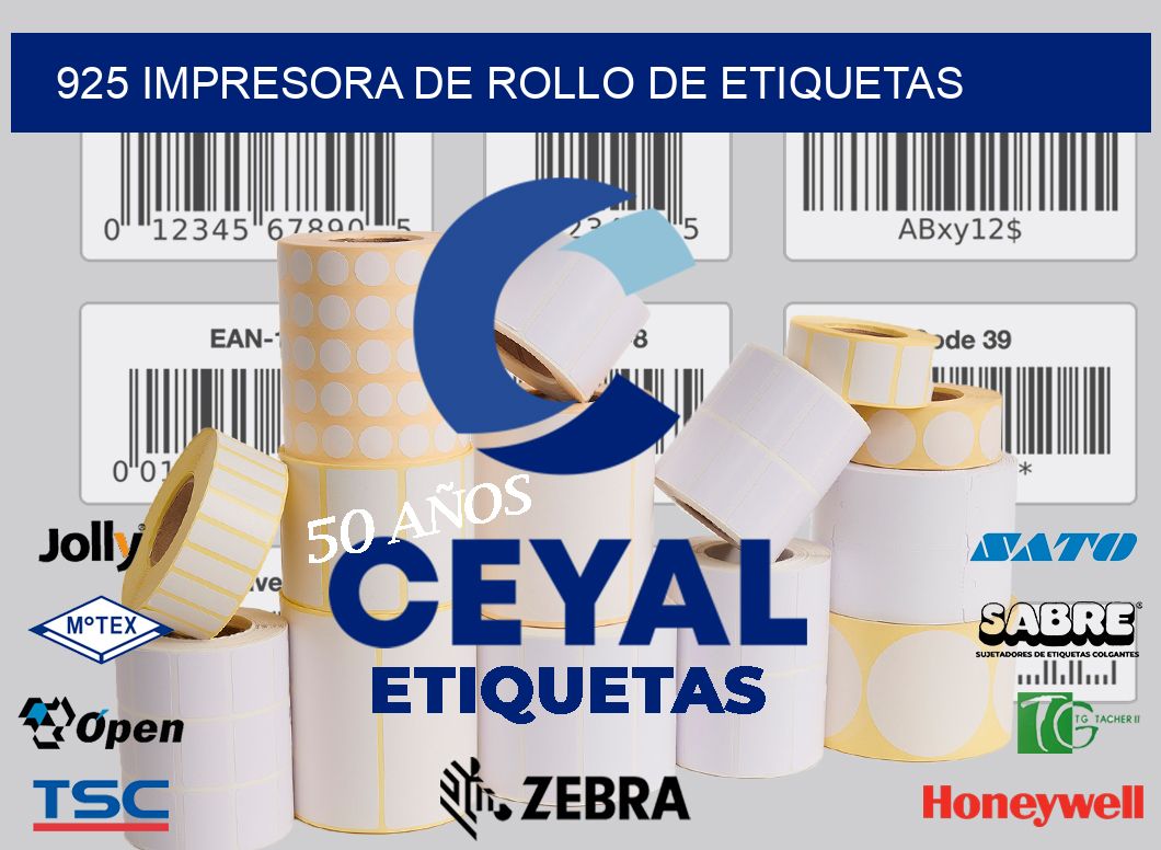 925 IMPRESORA DE ROLLO DE ETIQUETAS