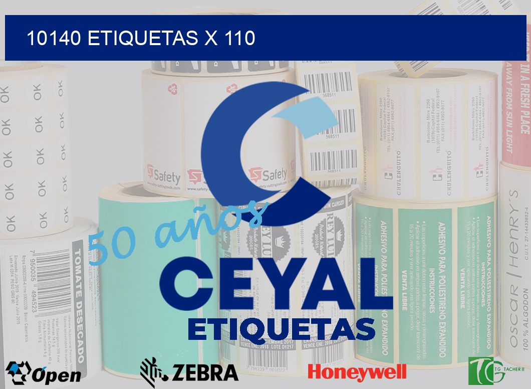 10140 Etiquetas x 110