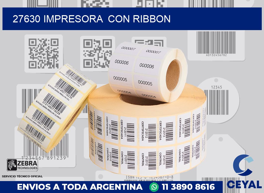 27630 impresora  con ribbon
