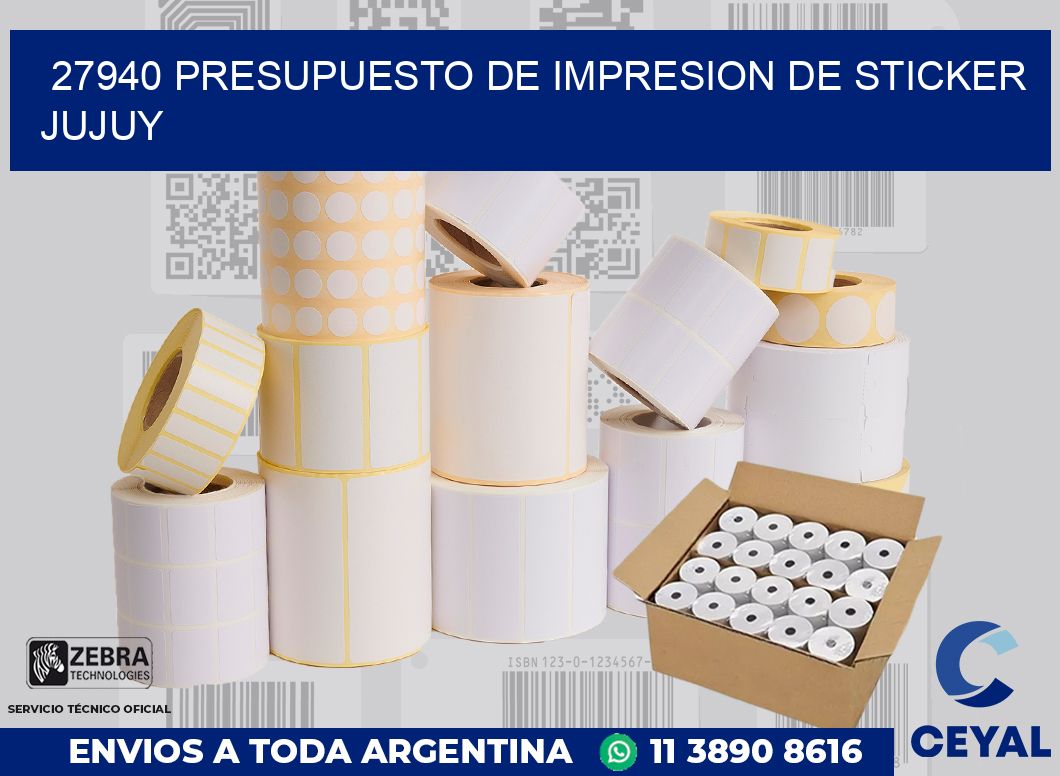 27940 PRESUPUESTO DE IMPRESION DE STICKER JUJUY