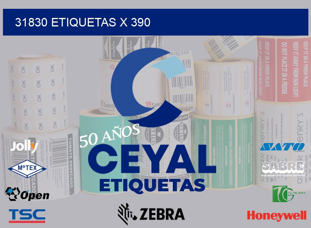 31830 Etiquetas x 390