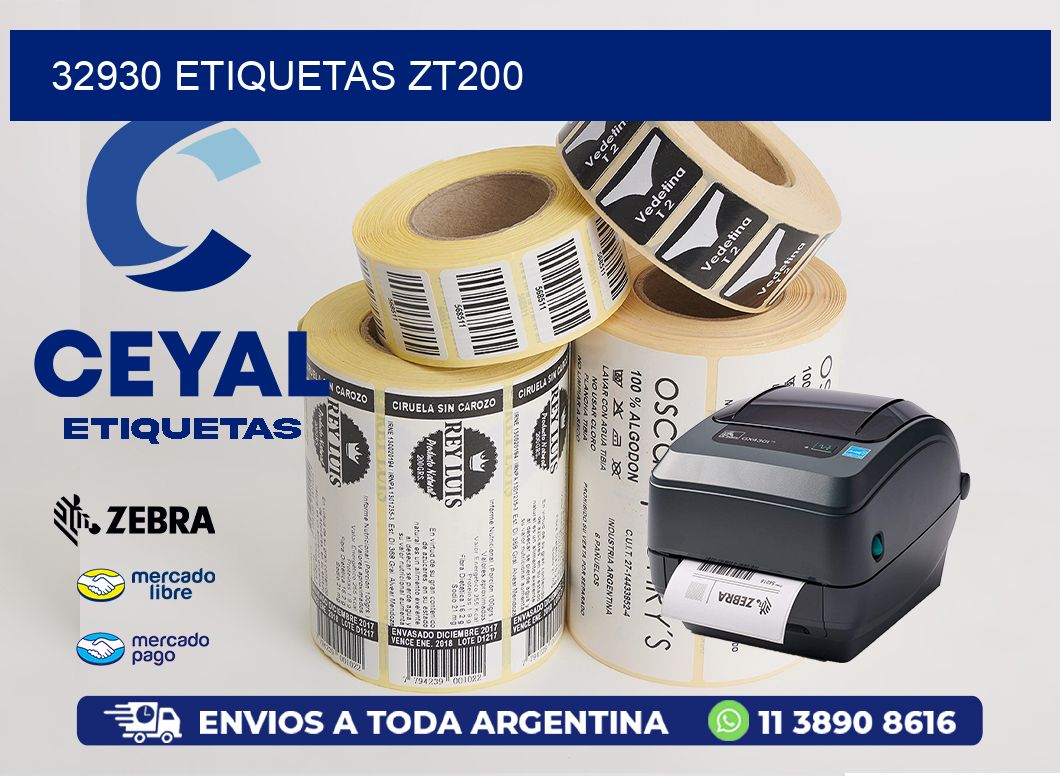 32930 ETIQUETAS ZT200