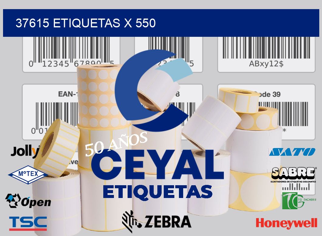 37615 Etiquetas x 550