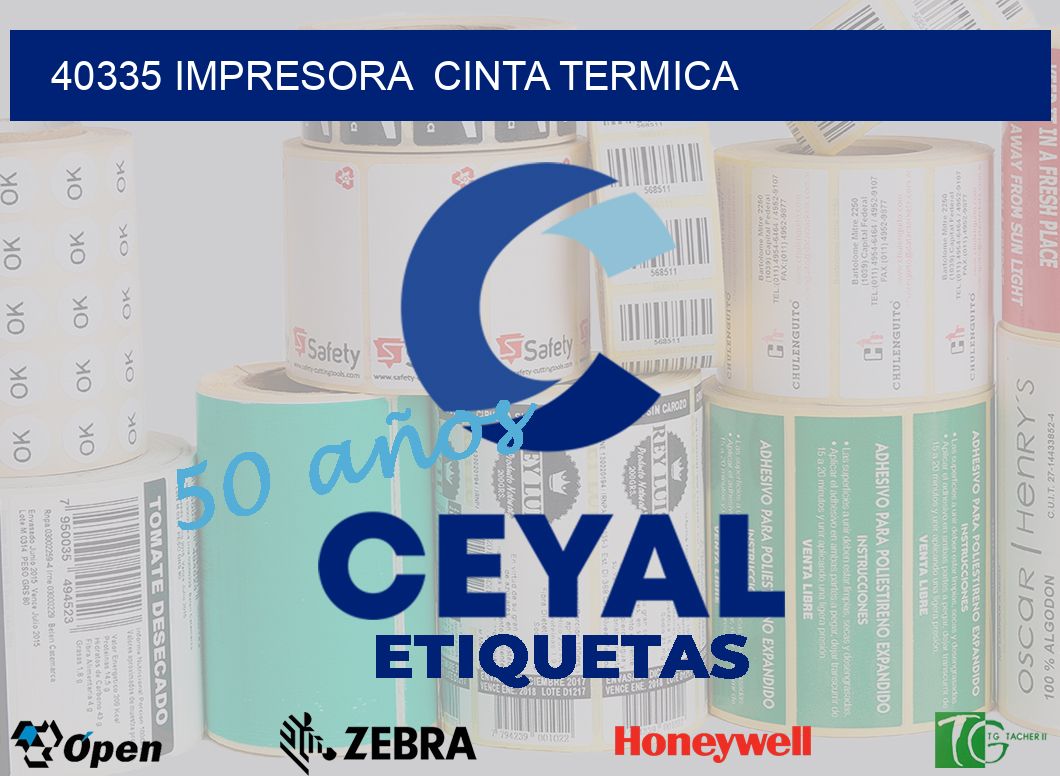 40335 impresora  cinta termica