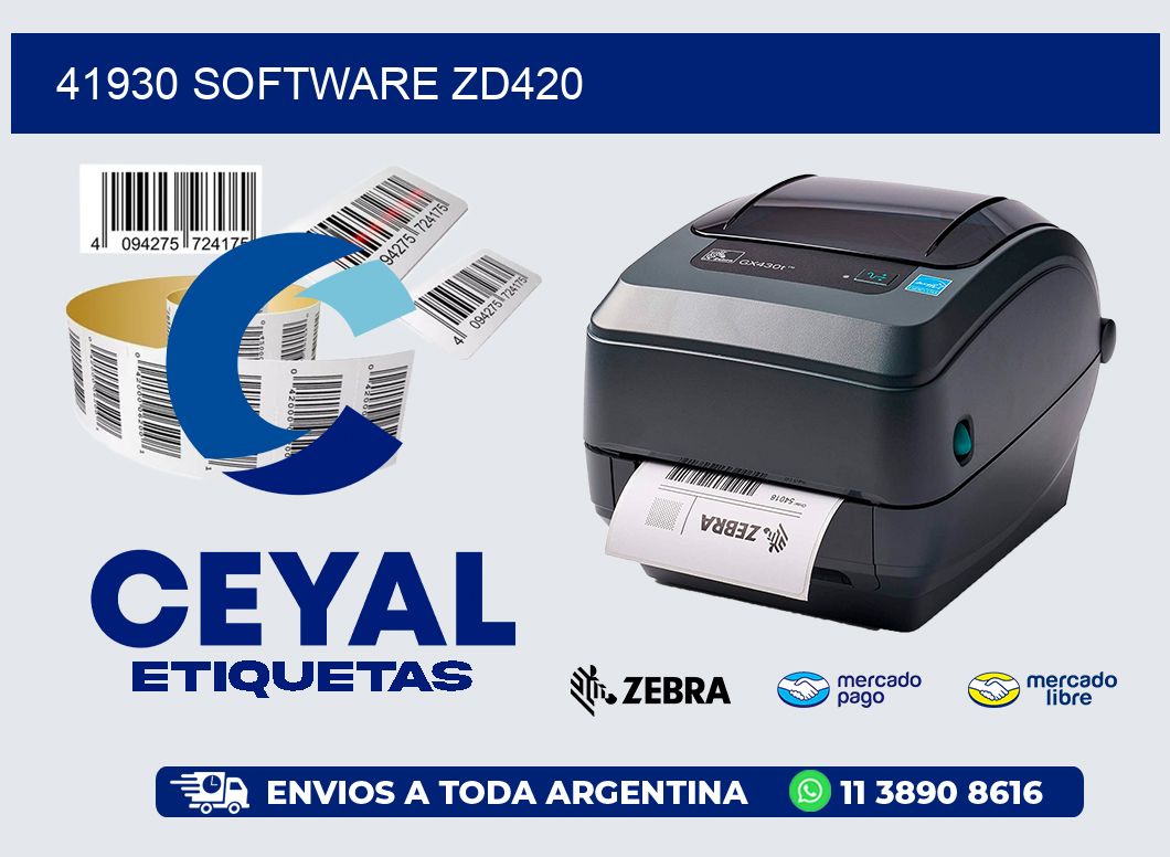 41930 SOFTWARE ZD420