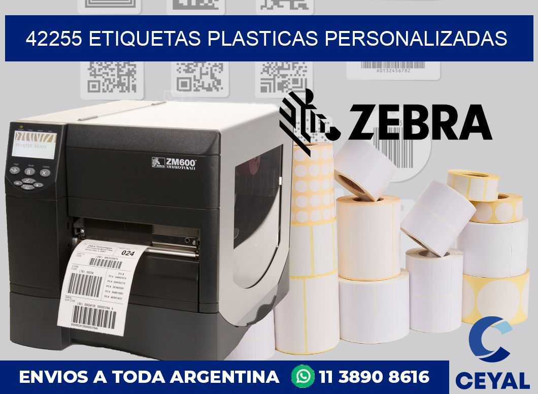 42255 ETIQUETAS PLASTICAS PERSONALIZADAS