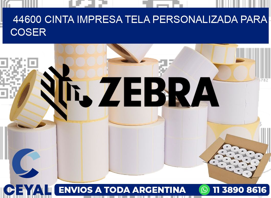 44600 CINTA IMPRESA TELA PERSONALIZADA PARA COSER