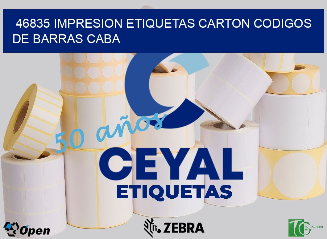 46835 IMPRESION ETIQUETAS CARTON CODIGOS DE BARRAS CABA