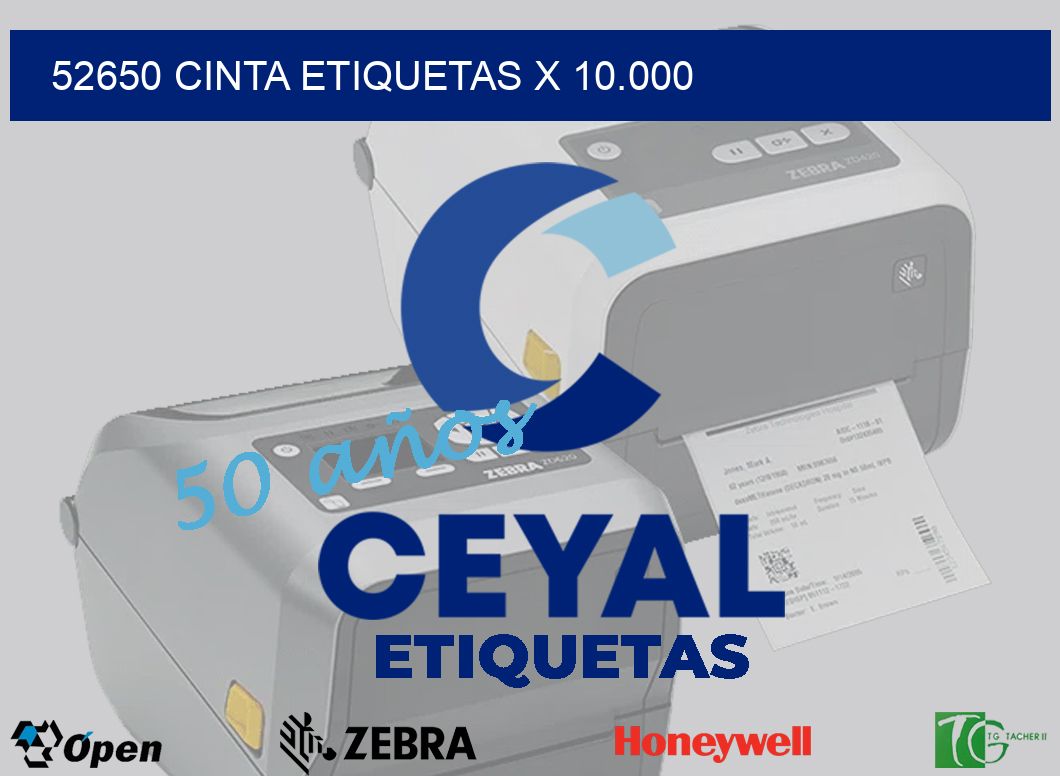 52650 cinta etiquetas x 10.000