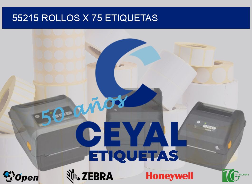 55215 Rollos x 75 etiquetas