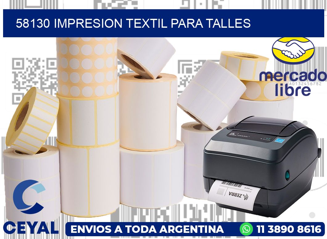 58130 IMPRESION TEXTIL PARA TALLES