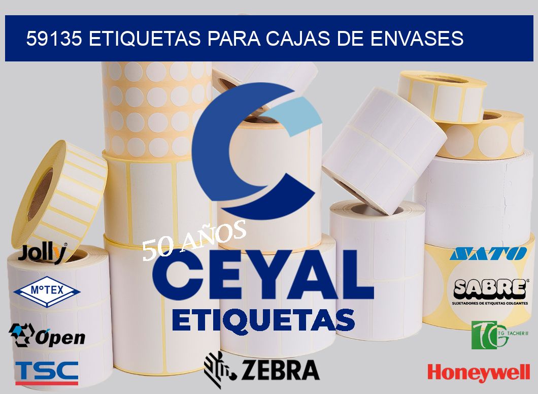 59135 ETIQUETAS PARA CAJAS DE ENVASES
