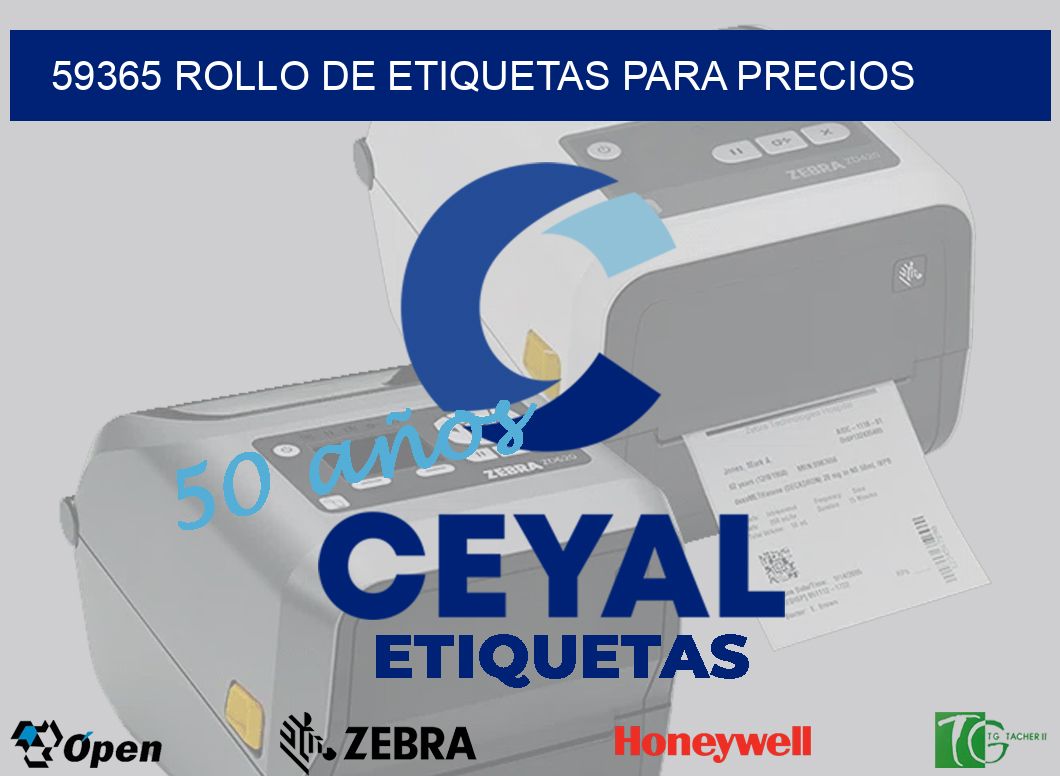 59365 ROLLO DE ETIQUETAS PARA PRECIOS