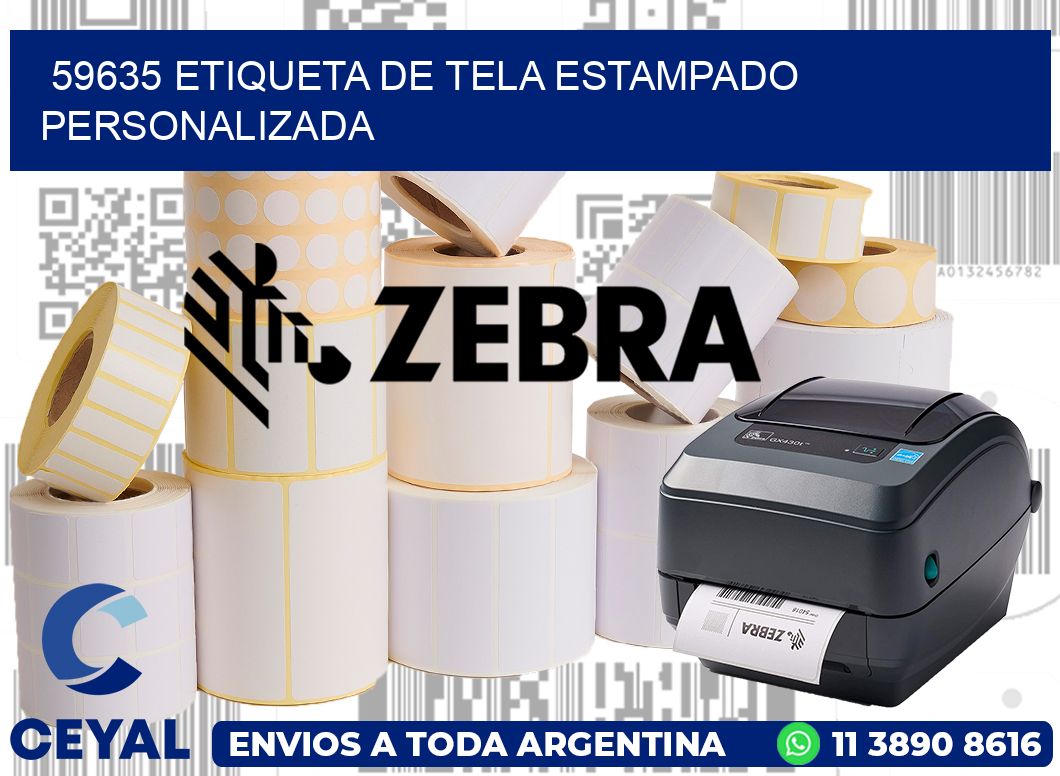 59635 ETIQUETA DE TELA ESTAMPADO PERSONALIZADA