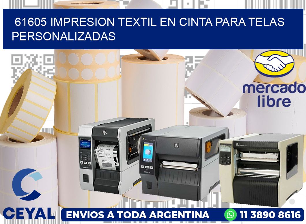 61605 IMPRESION TEXTIL EN CINTA PARA TELAS PERSONALIZADAS