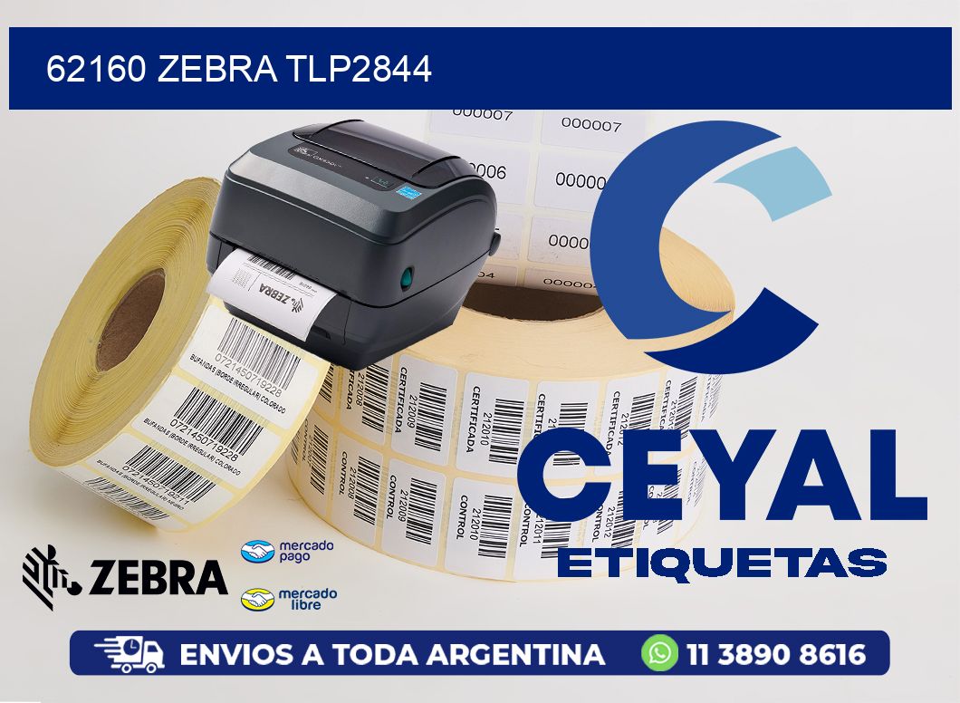 62160 ZEBRA TLP2844