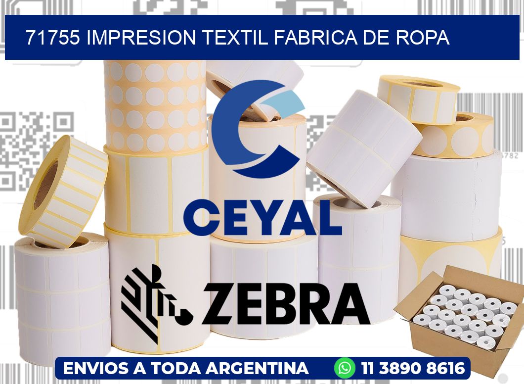 71755 IMPRESION TEXTIL FABRICA DE ROPA