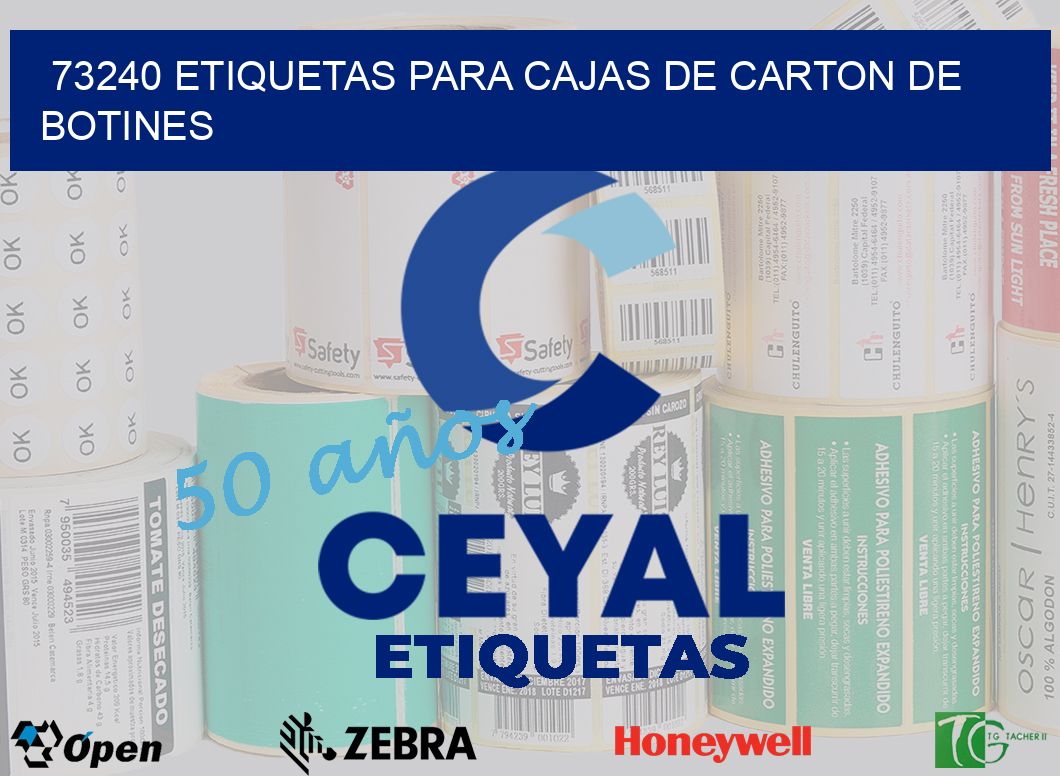 73240 ETIQUETAS PARA CAJAS DE CARTON DE BOTINES