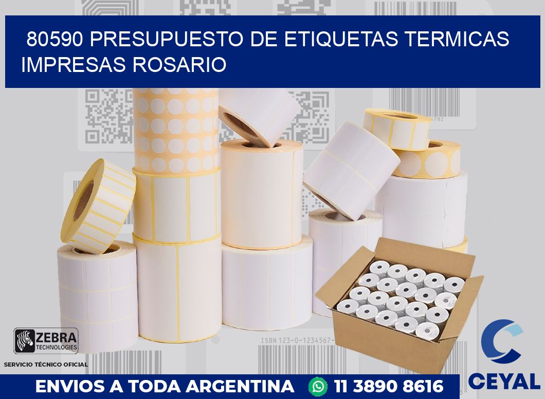 80590 PRESUPUESTO DE ETIQUETAS TERMICAS IMPRESAS ROSARIO