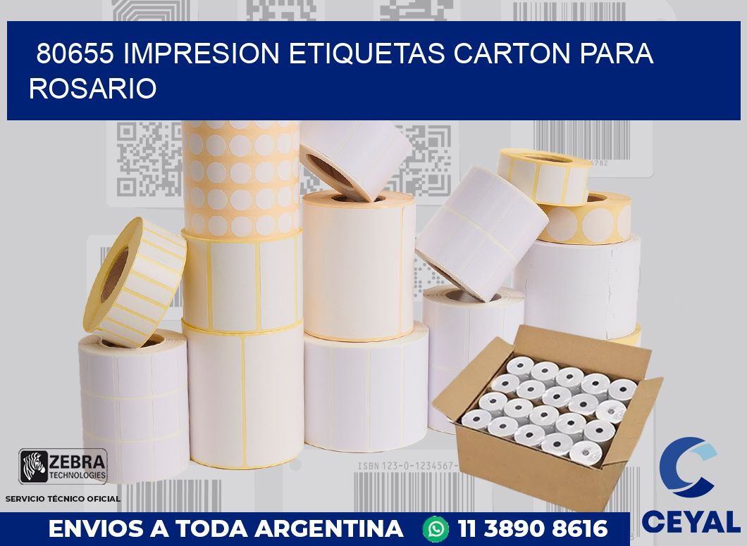 80655 IMPRESION ETIQUETAS CARTON PARA ROSARIO